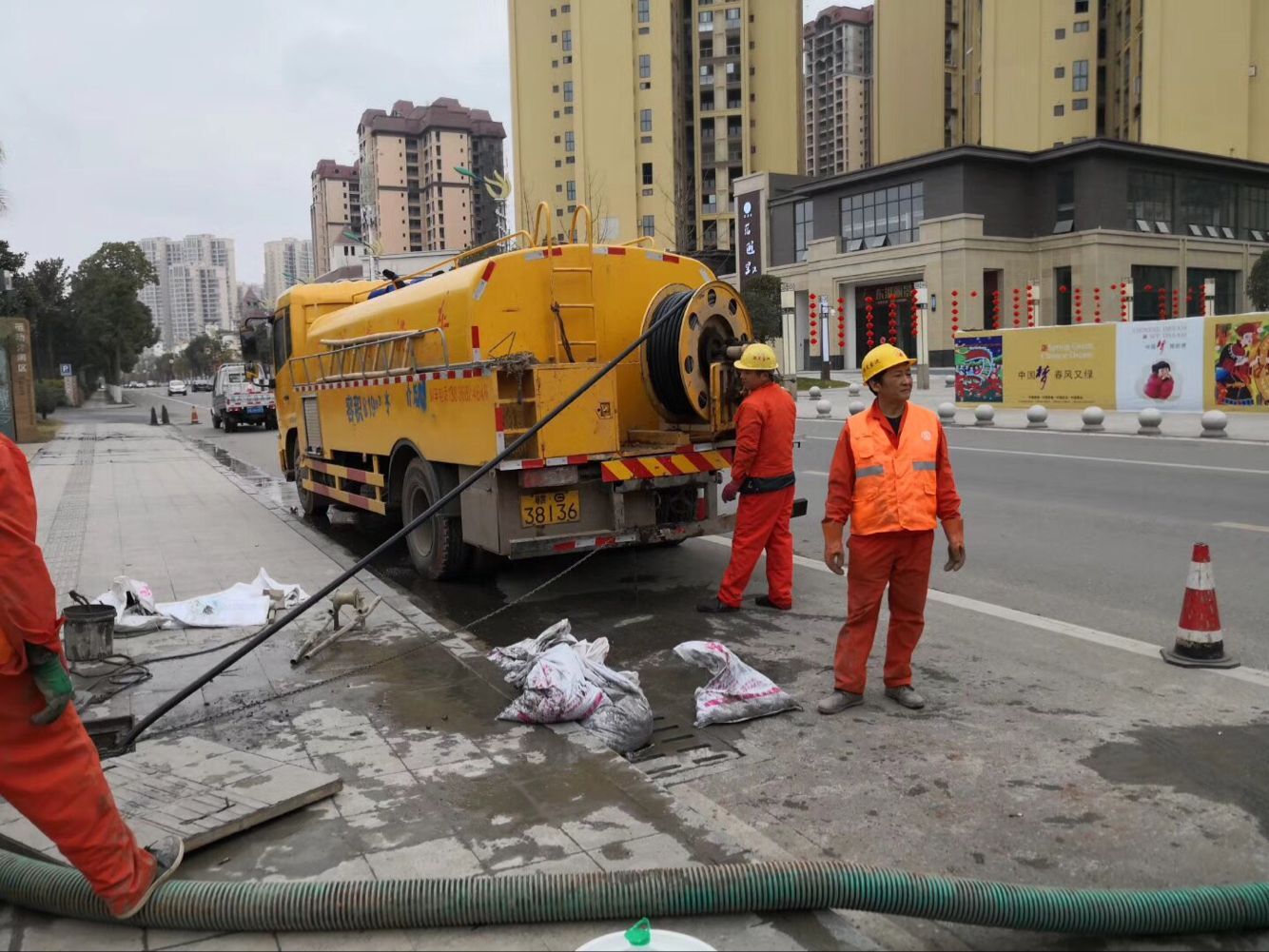 抚顺排污管道清淤-管道清洗